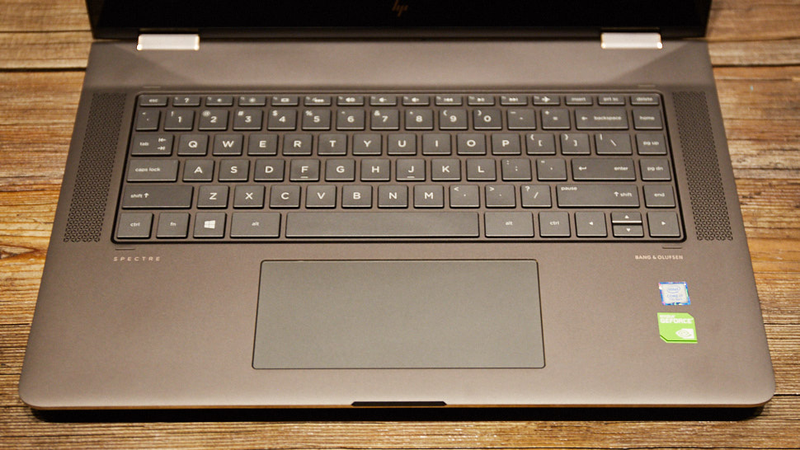 The keyboard, is a departure for HP and actually great to type on, except for those extra function keys on the right.